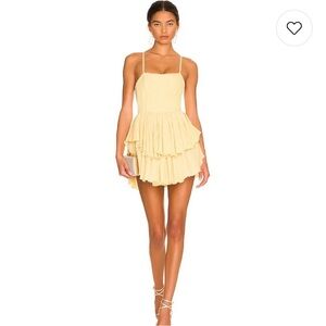 OW Collection Crush Dress in Yellow